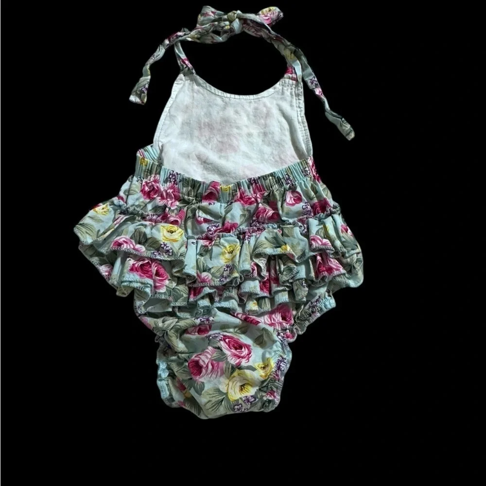 Prince Floral Bodysuit - Pink and Yellow